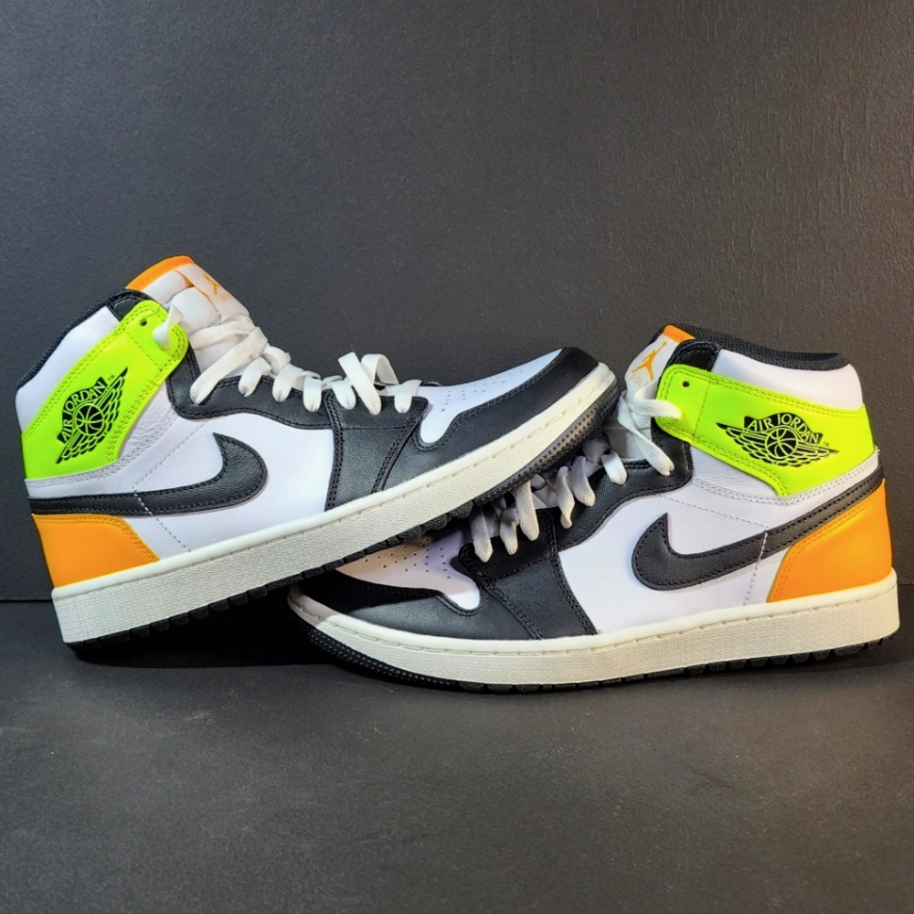 Air Jordan 1 Golf 'Volt Gold' Shoes Size 10.5 men